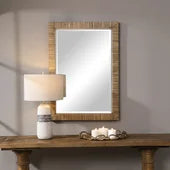 Rattan Cape Mirror