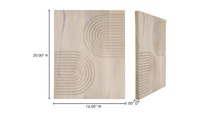 dimensions of passage wood wall decor