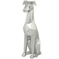 Silver Cubist Dog