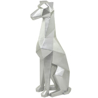 Silver Cubist Dog