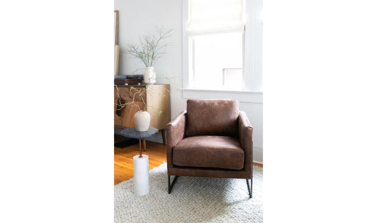 Dusk Marble Accent Table