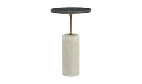 Dusk Marble Accent Table