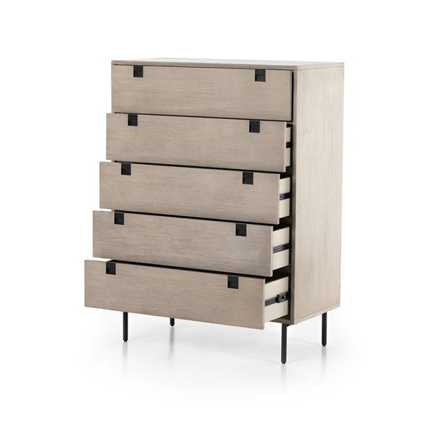 washed grey dresser Four Hands Carly 6 Drawer Dresser