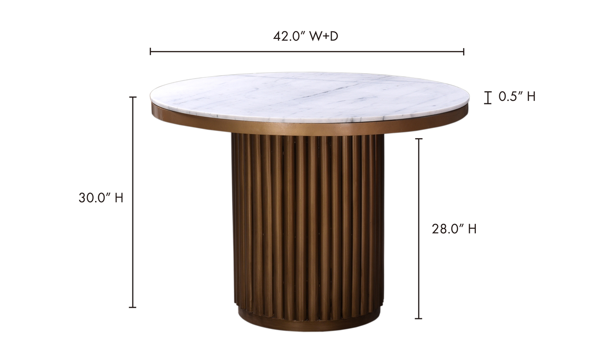 Marble Tower Dining Table