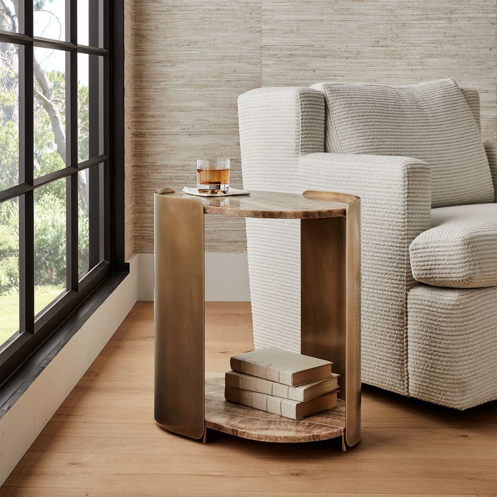 Lozenge Accent Table