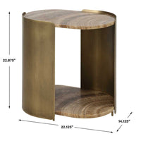 Lozenge Accent Table