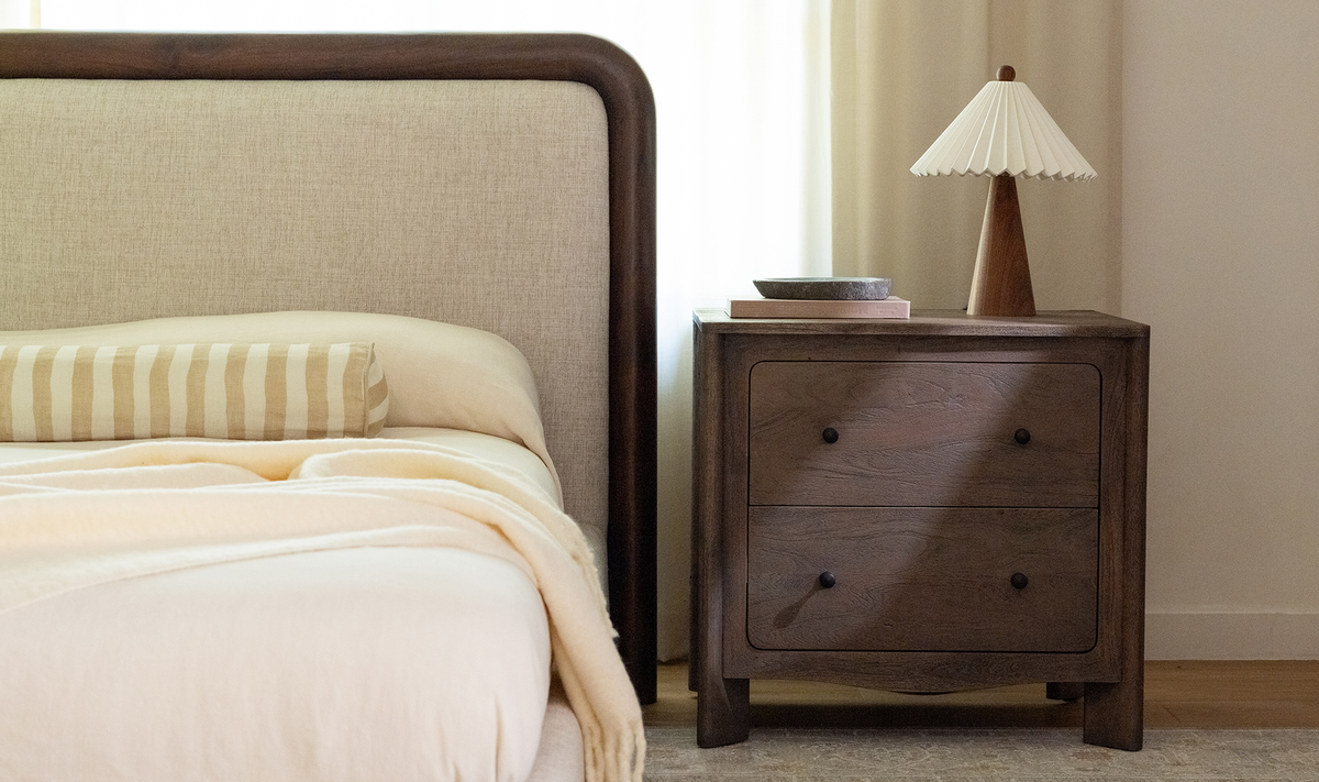 Mabel Nightstand Dark Brown