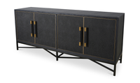 mako black sideboard with gold accents for sale columbia mo