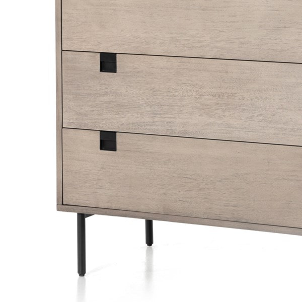 Four Hands Carly 5 Drawer Dresser - Grey Wash Four Hands Carly 5 Drawer Dresser - Grey Wash