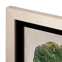 Bald Akvarellmalning Framed Art