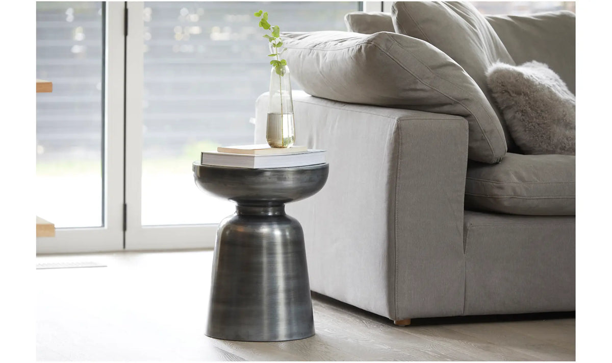 Arthur Nickel Accent Table