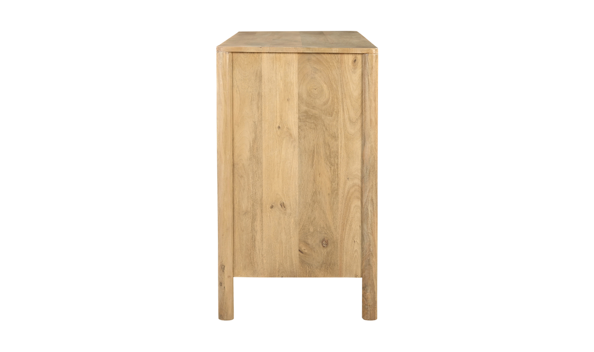 Fulton 6 Drawer Dresser Natural