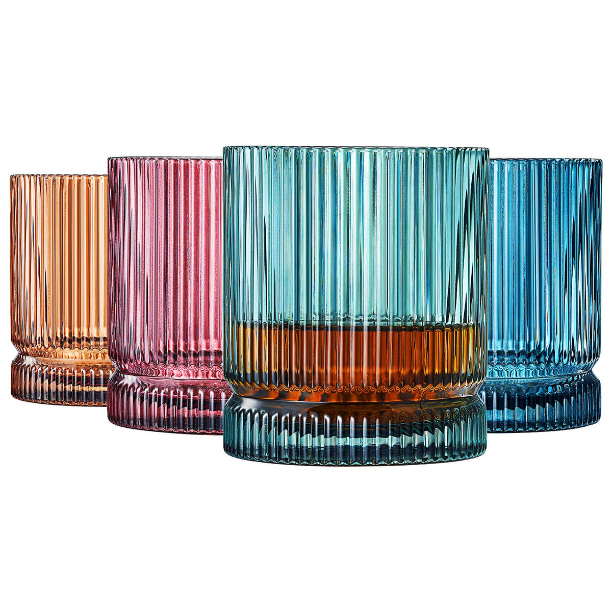 ribbed-vintage-color-whisky-drinking-glass-set