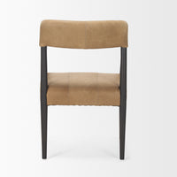 Toni Chestnut Leather Dining Chair