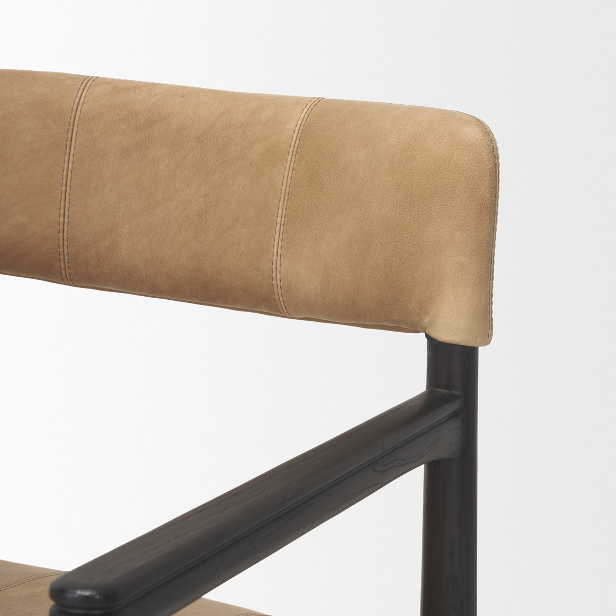 Toni Chestnut Leather Dining Chair