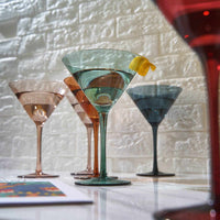 vintage-colored-martini-and-cocktail-glasses