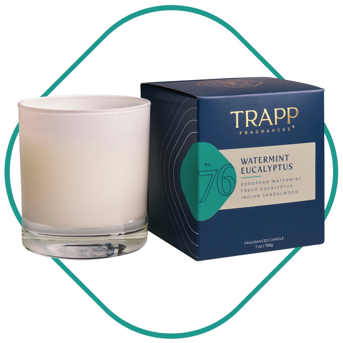 No. 76 Watermint Eucalyptus 7 oz. Candle in Signature Box
