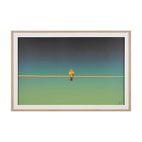 Wired Finch Framed Art