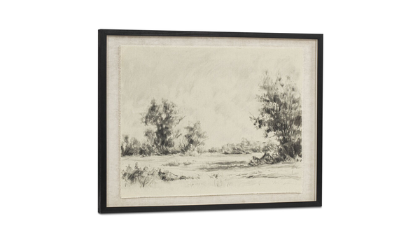 Briar Framed Print On Linen